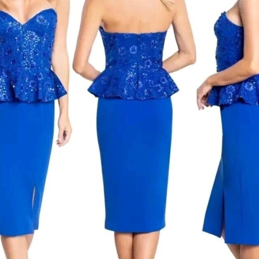 Dress the Population Arabella Embelished Body-Con Dress Size Medium NWOT - Picture 2 of 7